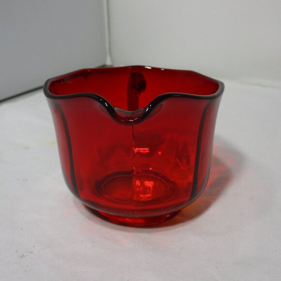 Vintage Ruby Red Amberina  Imperial Glass Creamer Molly 725 - Picture 3 of 8